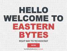 Tablet Screenshot of easternbytes.com